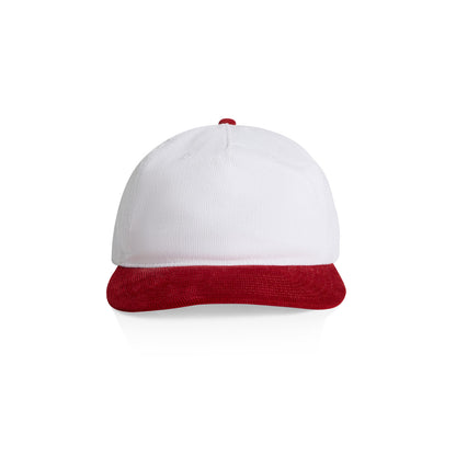 1159 Class Cord Two Tone Cap in White/Cardinal