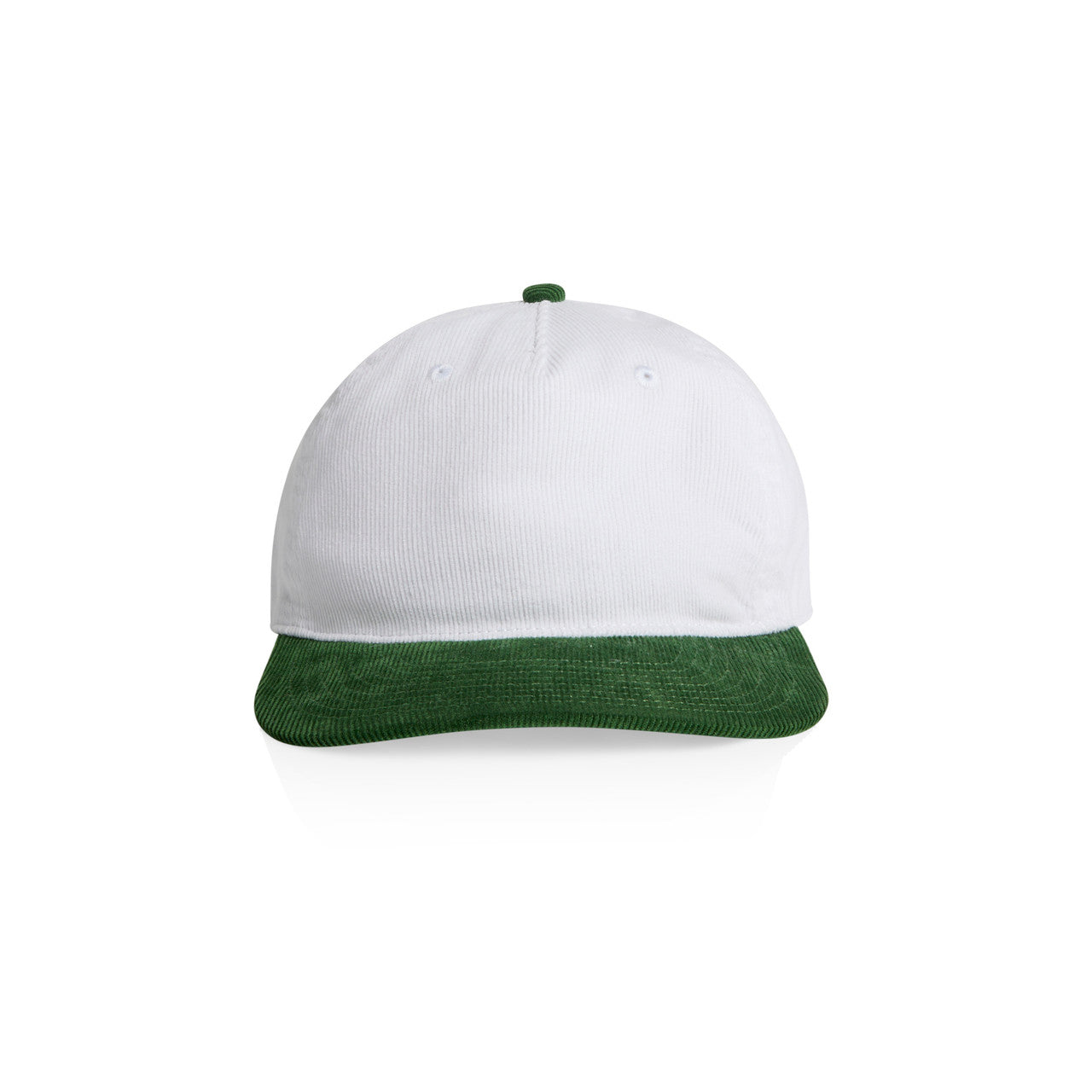 1159 Class Cord Two Tone Cap in White/Forest