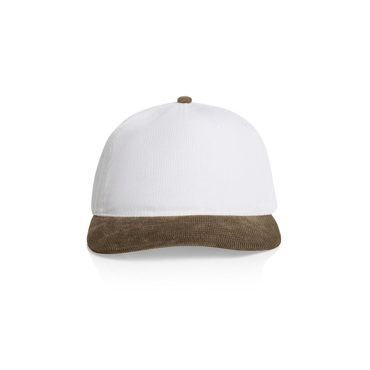 1159 Class Cord Two Tone Cap in White/Walnut