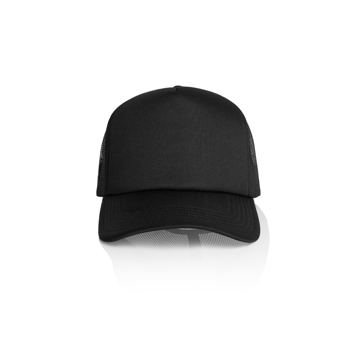 1161 Frame Foam Trucker Cap in Black