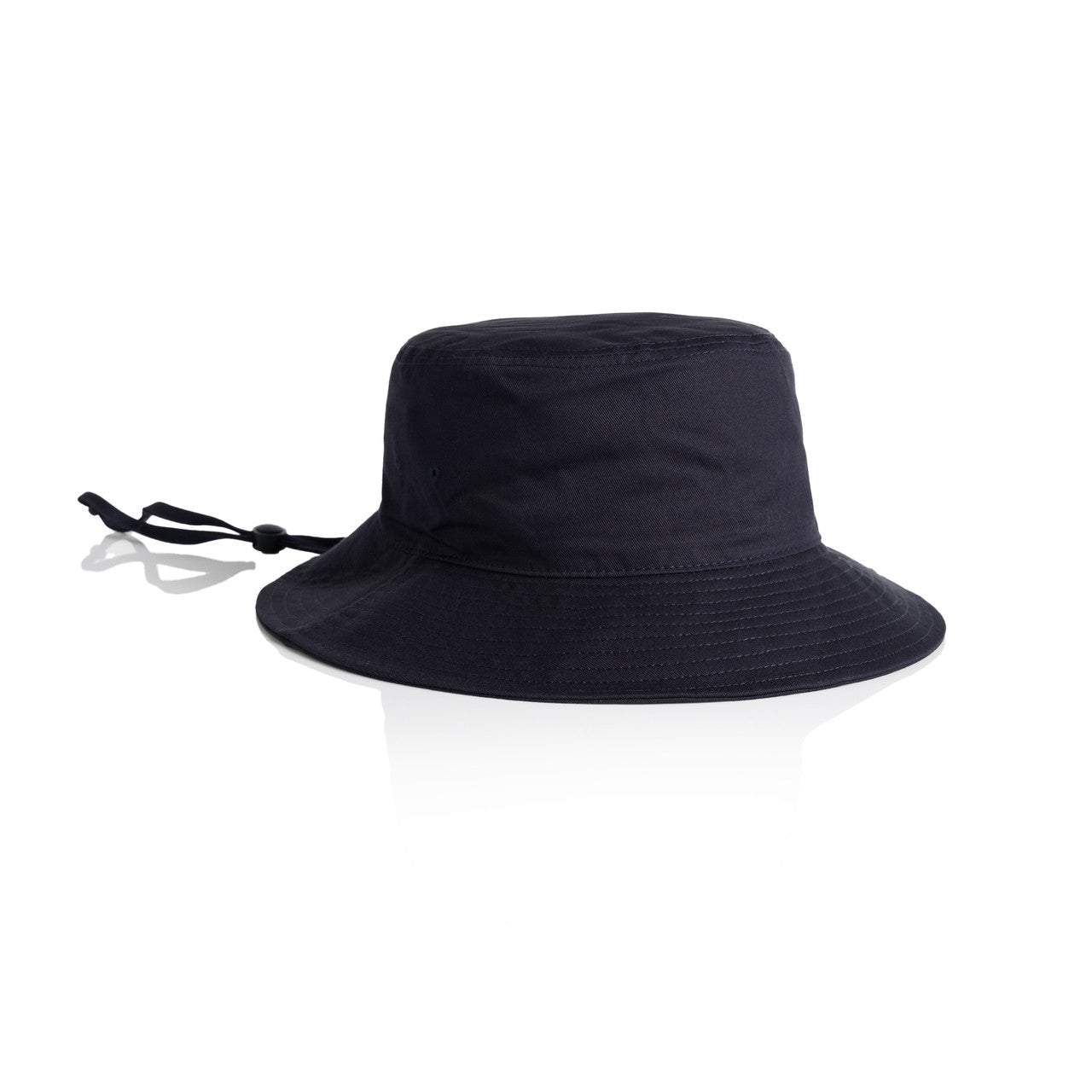 1172 Wide Brim Bucket Hat in Navy