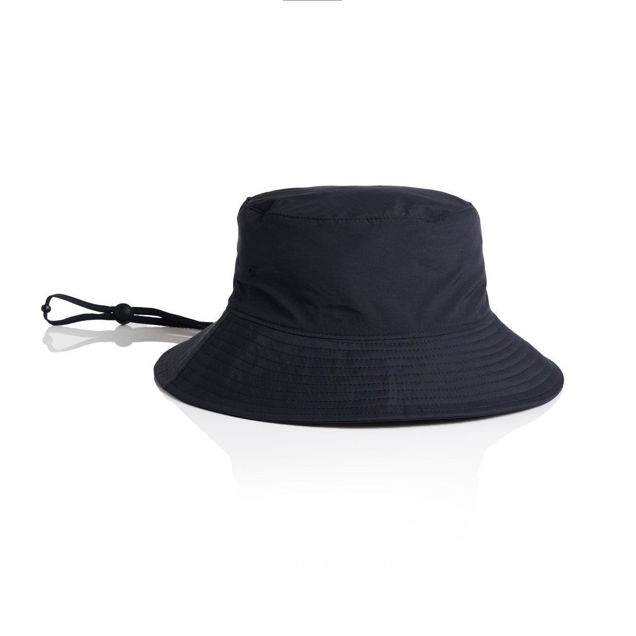 1174 Nylon Widebrim Bucket Hat in Navy