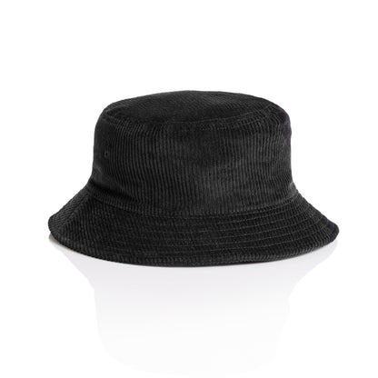 1176 Cord Bucket Hat in Black