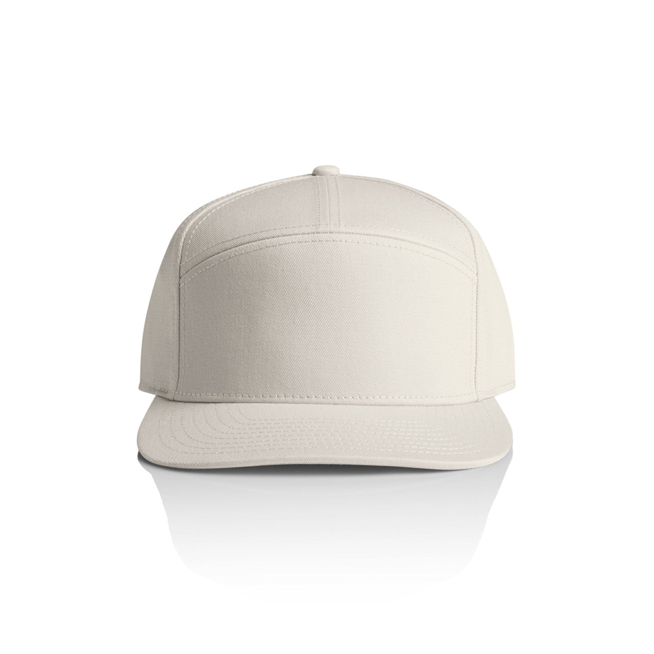 1184 Stock 7-Panel Cap in Bone