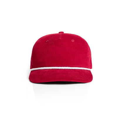 1185 Class Cord Rope Cap in Cardinal/White
