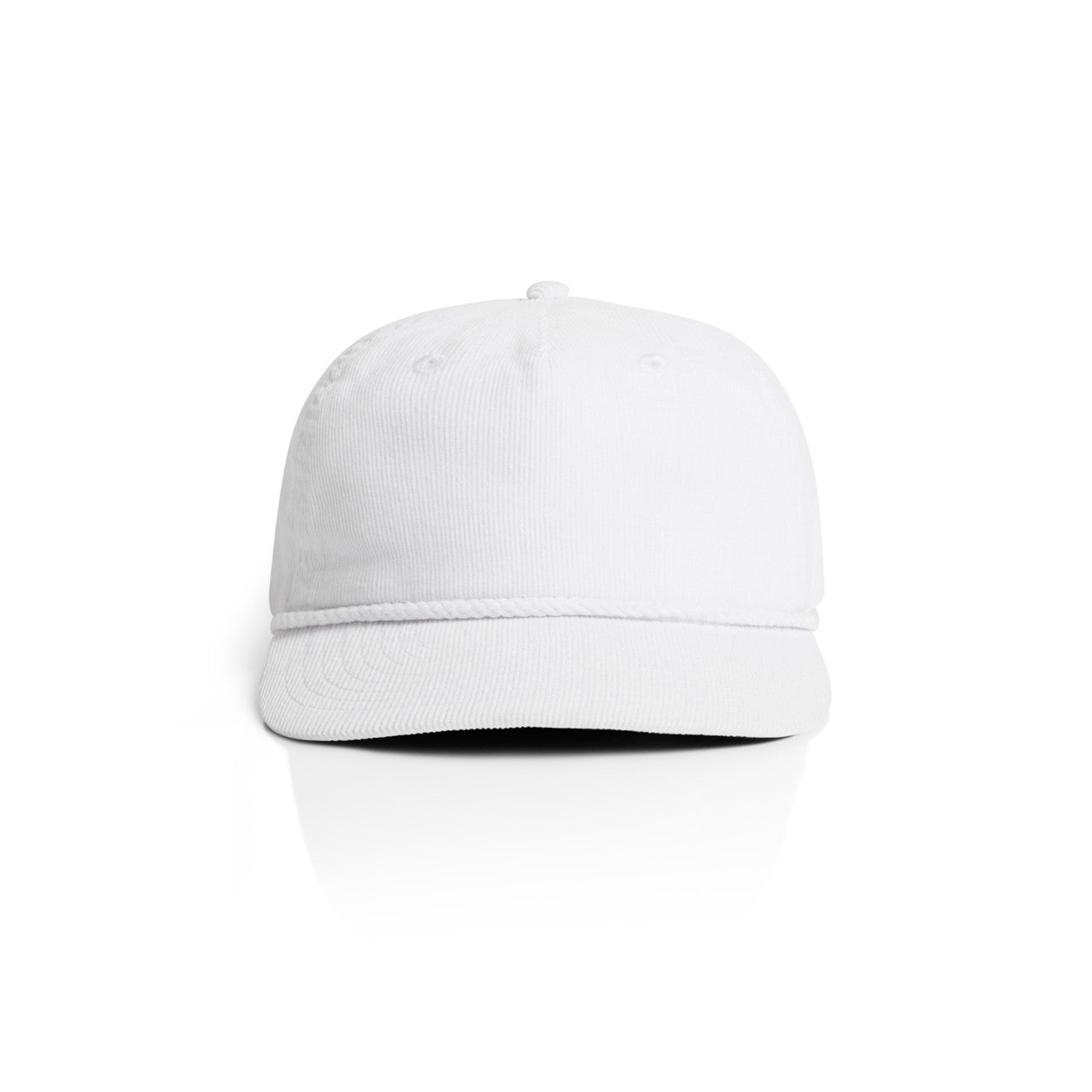 1185 Class Cord Rope Cap in White/White