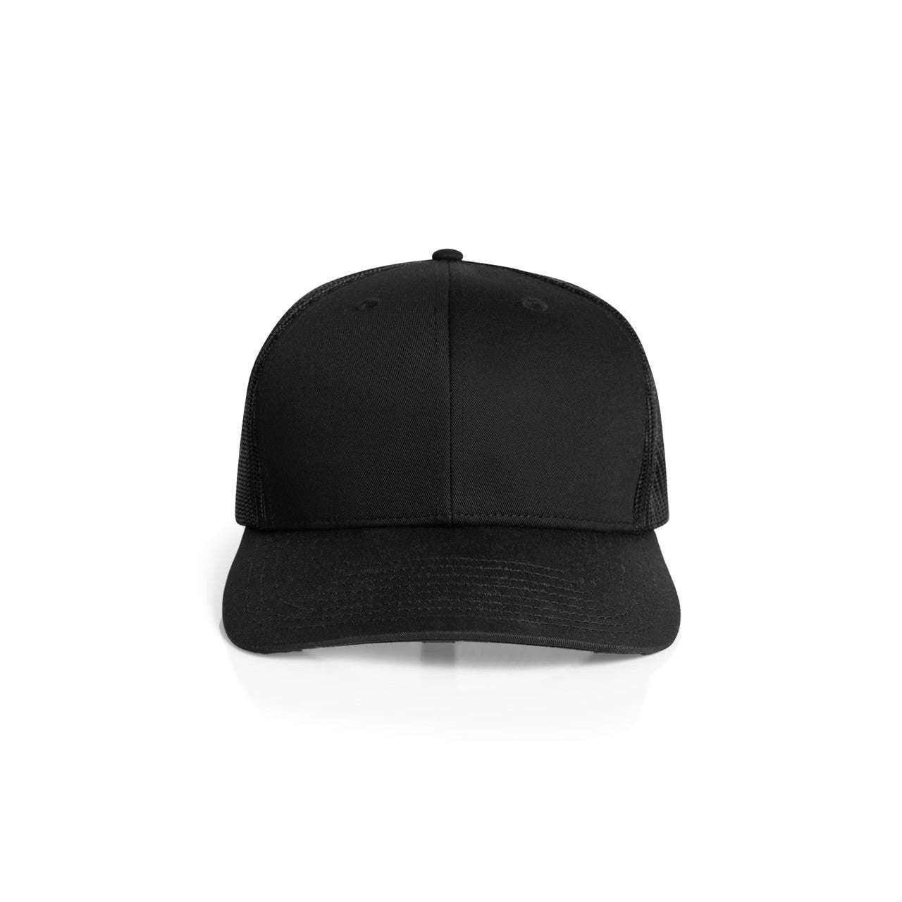 1190 Mesh Trucker Cap in Black