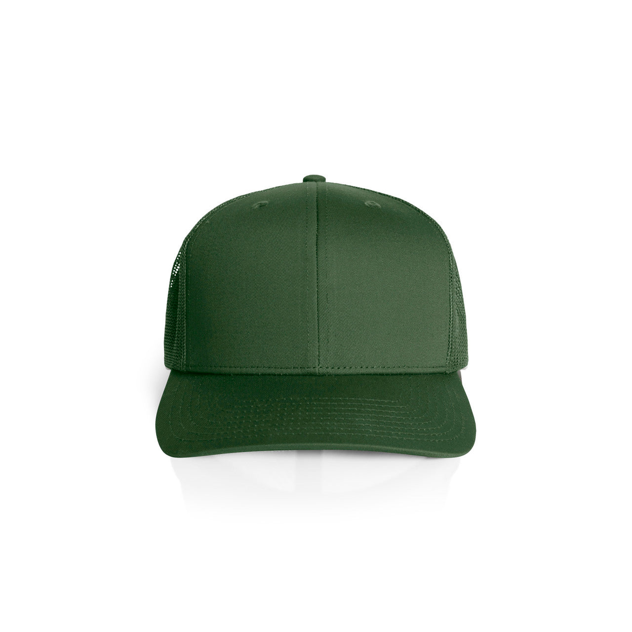 1190 Mesh Trucker Cap in Forest Green