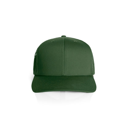 1190 Mesh Trucker Cap in Forest Green