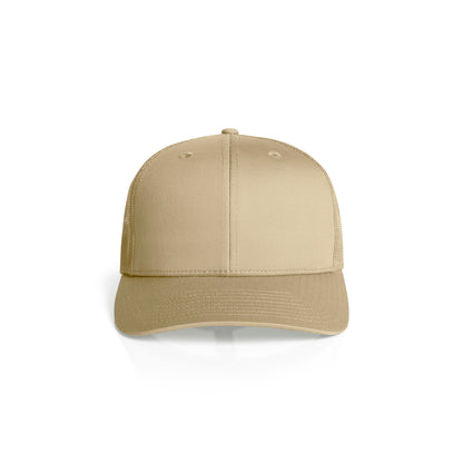 1190 Mesh Trucker Cap in Khaki