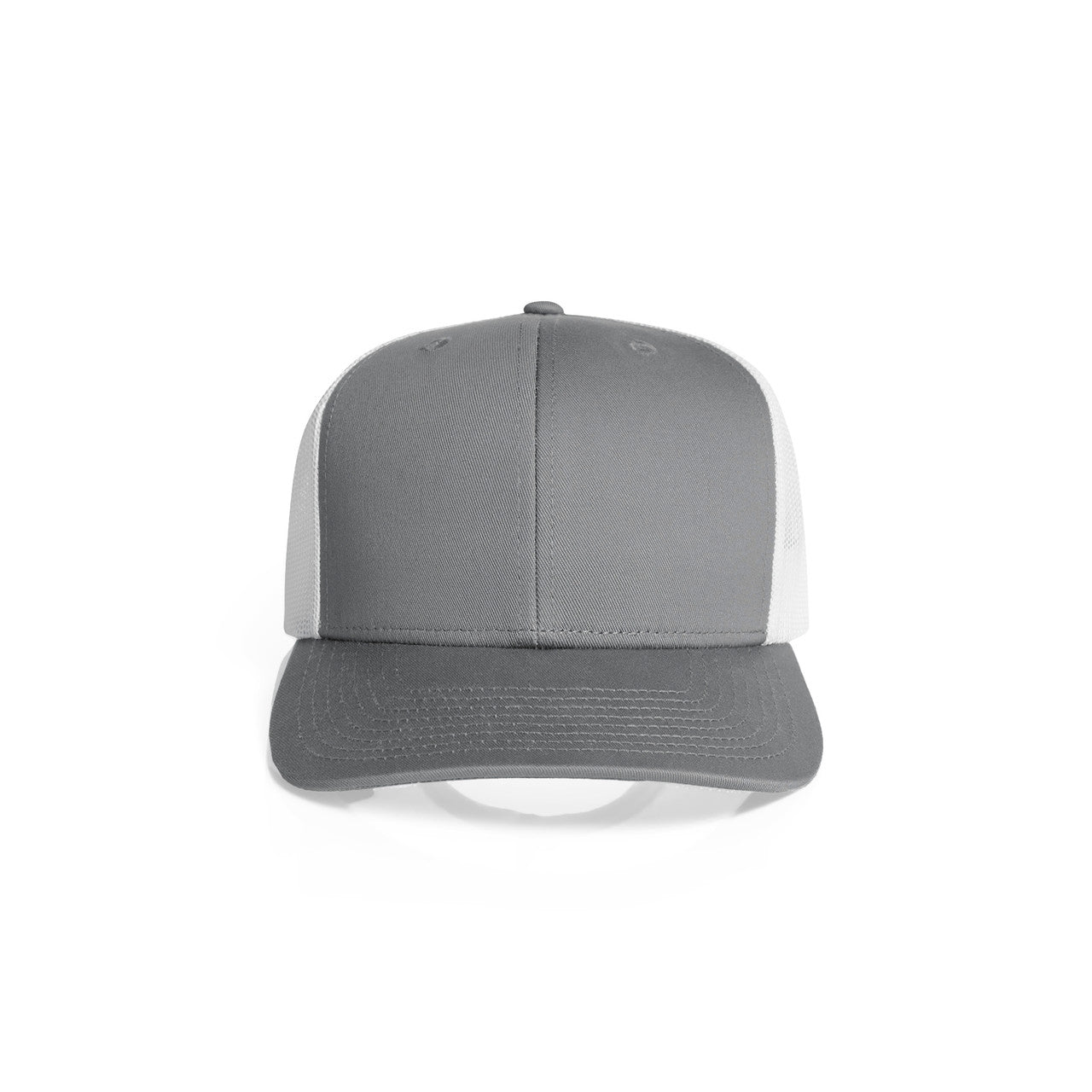 1191 Mesh Contrast Trucker Cap in Shadow/White
