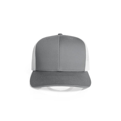 1191 Mesh Contrast Trucker Cap in Shadow/White