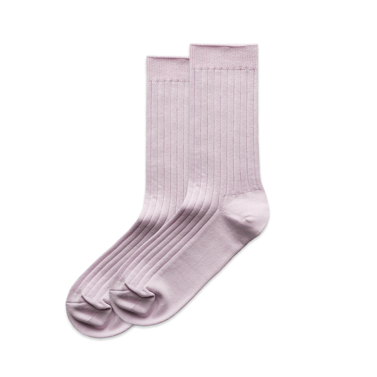 1203 Wos Rib Socks (2Pk) in Orchid