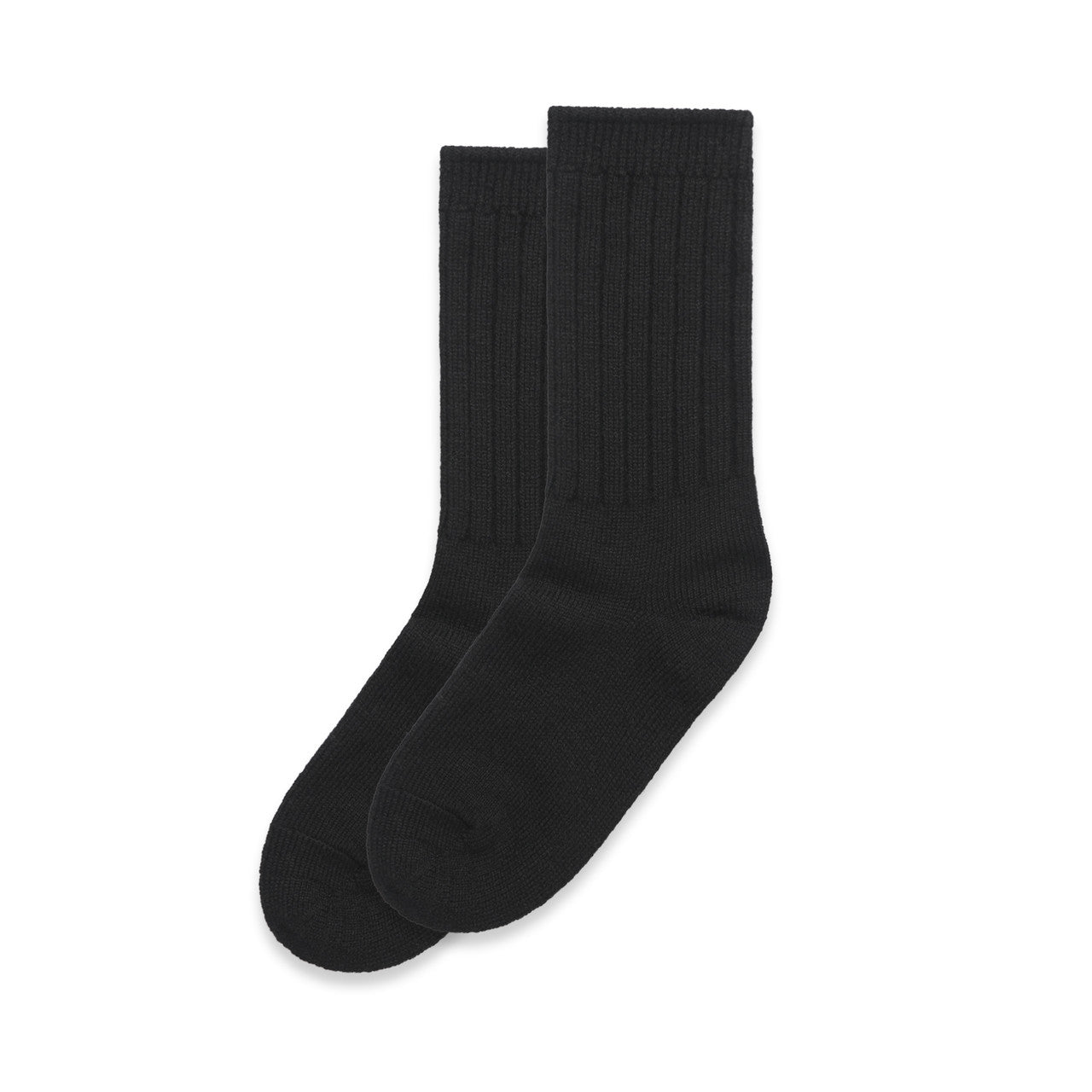 1214 Knit Socks (2 Pk) in Black