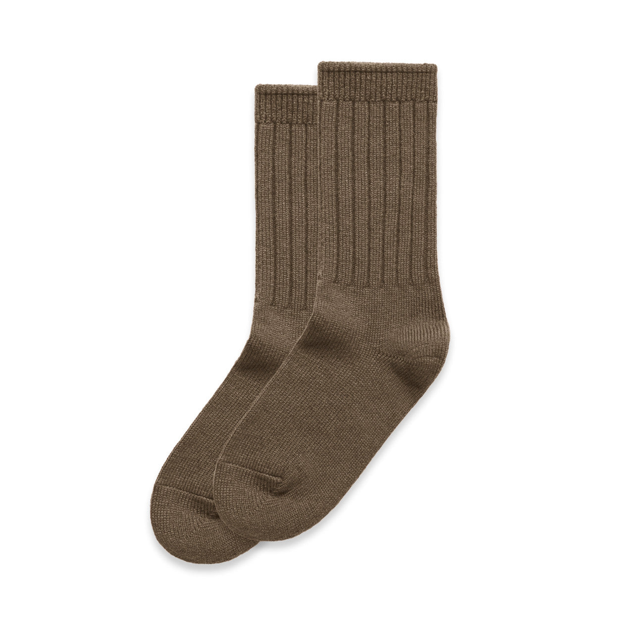 1214 Knit Socks (2 Pk) in Walnut