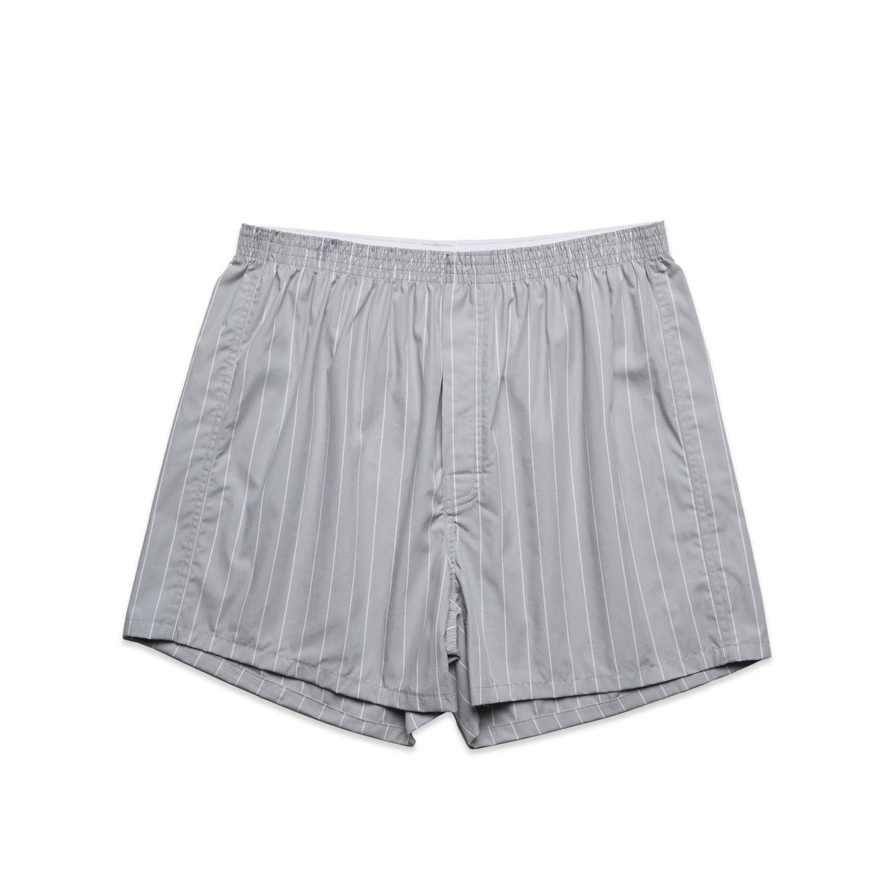 1216 Boxer Fine Stripe Shorts in Smoke/White