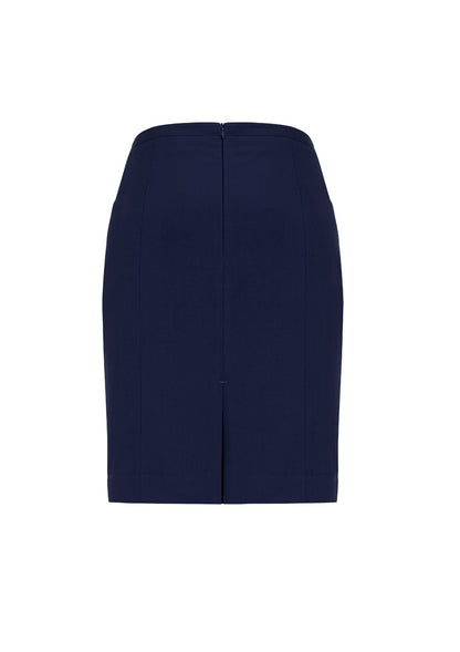 Womens Siena Front Pleat Detail Straight Skirt 20720