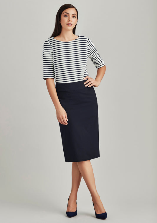 Womens Comfort Wool Stretch Relaxed Fit Lined Skirt 24011