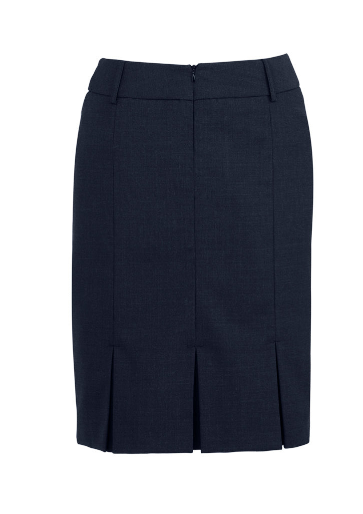 Womens Comfort Wool Stretch Multi-Pleat Skirt 24015