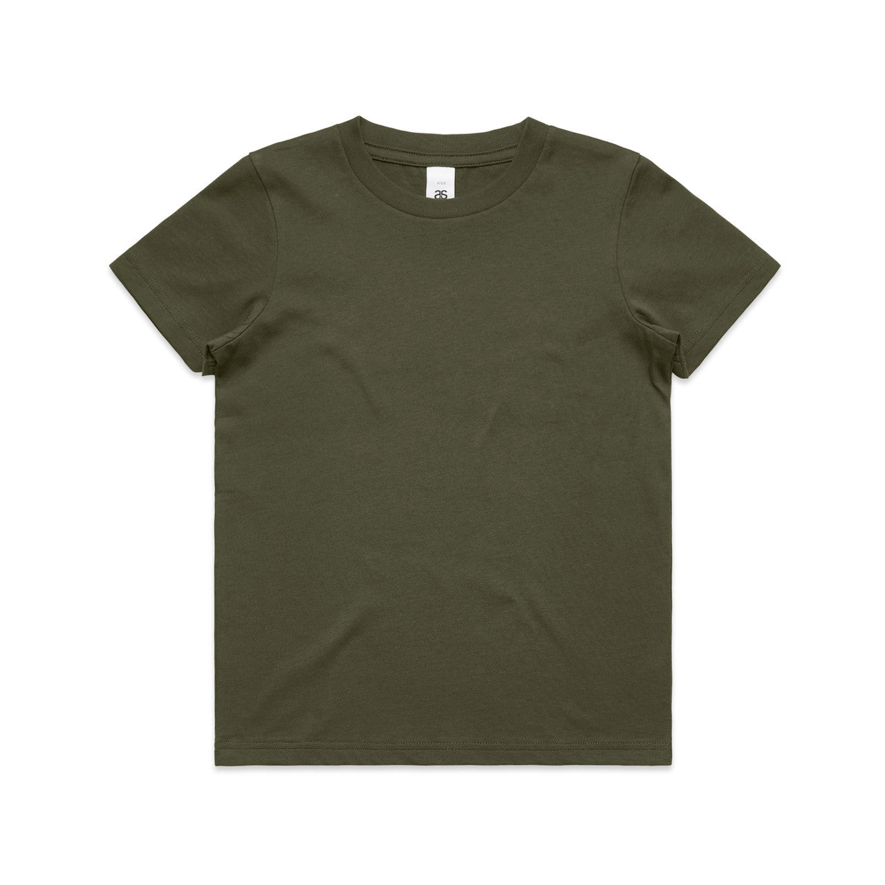 3005 Kids Staple Tee in Army