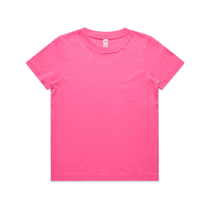 3006 Youth Staple Tee in Charity Pink