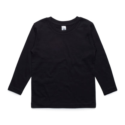 3007 Kids Staple Ls Tee in Black