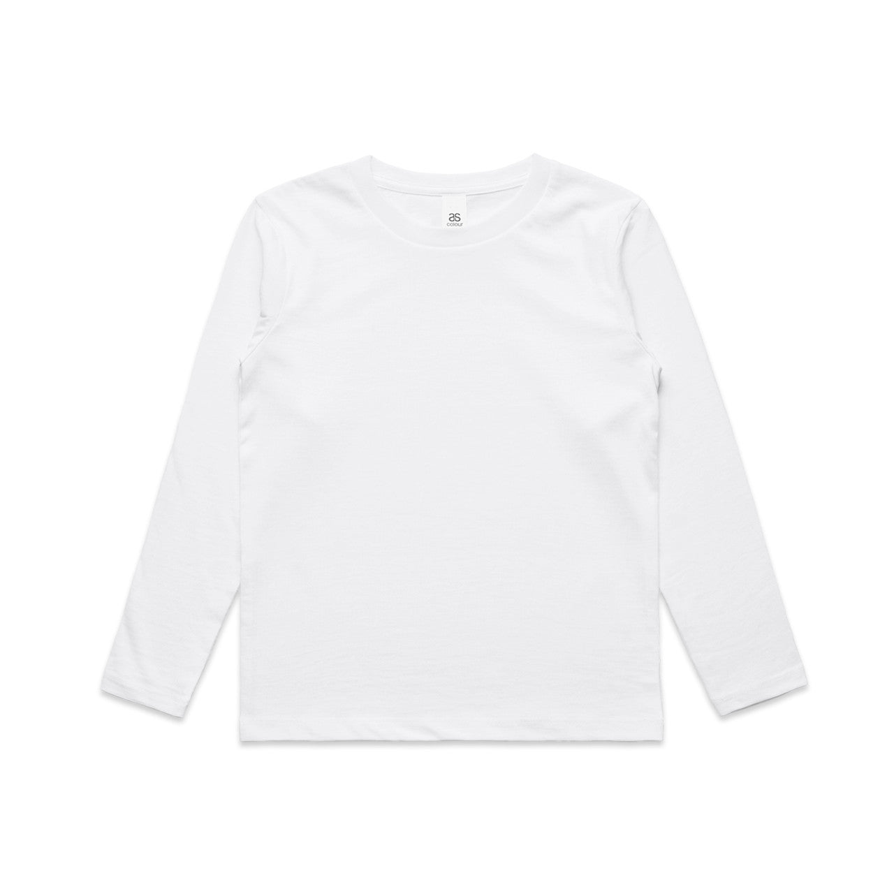 3007 Kids Staple Ls Tee in White