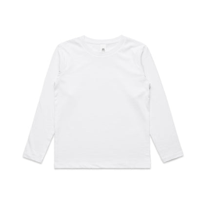 3007 Kids Staple Ls Tee in White