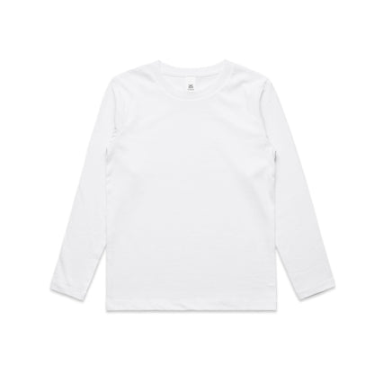 3008 Youth Staple Ls Tee in White