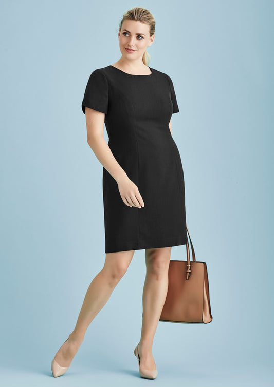 Womens Cool Stretch Short Sleeve Shift Dress 30112