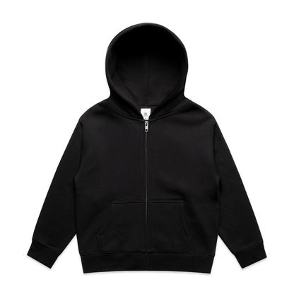 3038 Kids Relax Zip Hood in Black