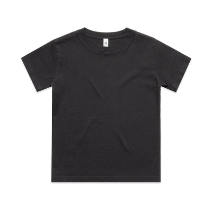 3071 Youth Heavy Faded Tee in Faded Black