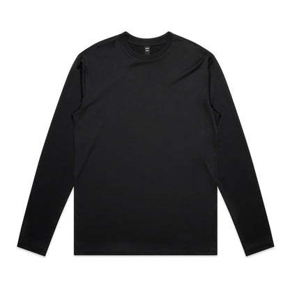 4020A Maple Active Ls Tee in Black