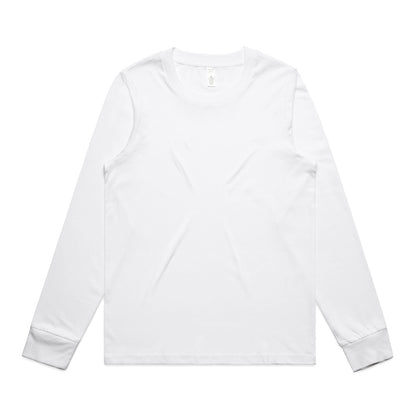 4020 Maple Ls Tee in White