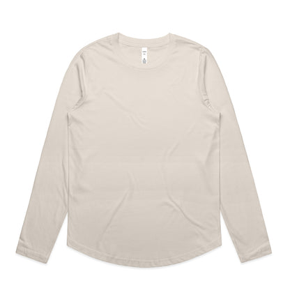 4021 Wos Maple Curve Ls Tee in Bone