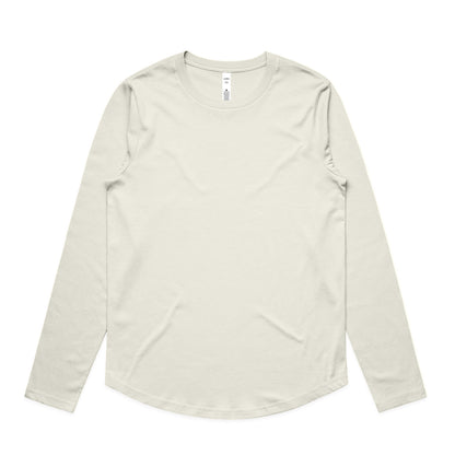 4021 Wos Maple Curve Ls Tee in Ecru
