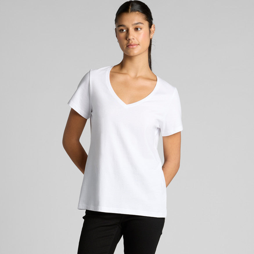 Women's Maple V-Neck Tee 4023