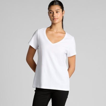 Women's Maple V-Neck Tee 4023