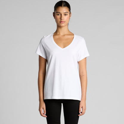 Women's Maple V-Neck Tee 4023
