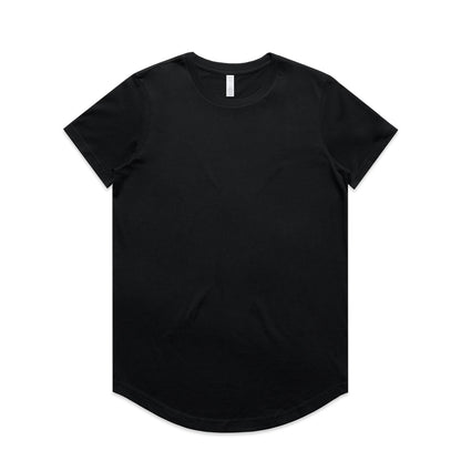 4024 Wos Maple Curve Tee in Black