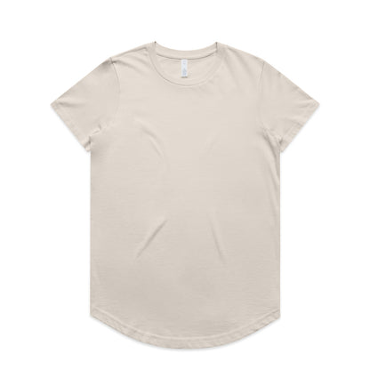 4024 Wos Maple Curve Tee in Bone