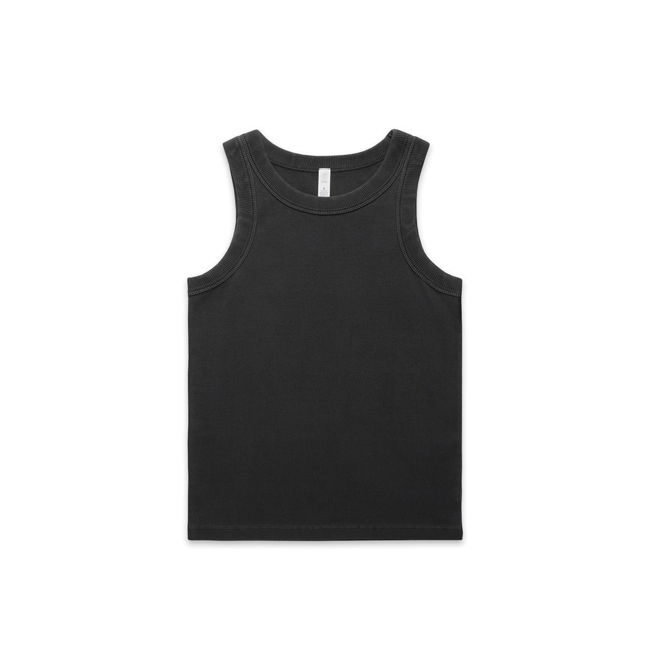 4034 Faded Organic Rib Tank in Faded Black
