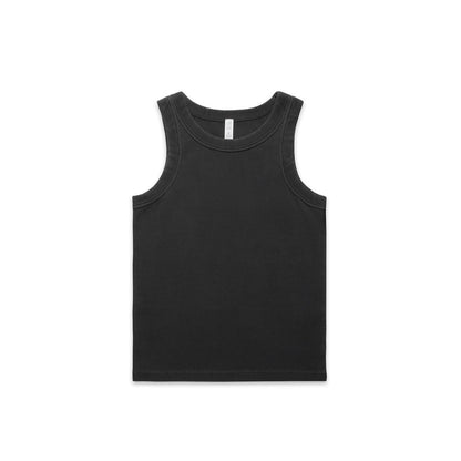 4034 Faded Organic Rib Tank in Faded Black