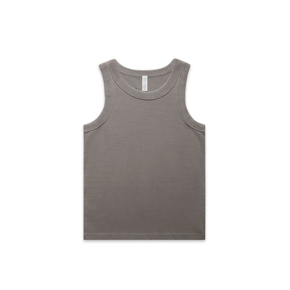 4034 Faded Organic Rib Tank in Faded Grey