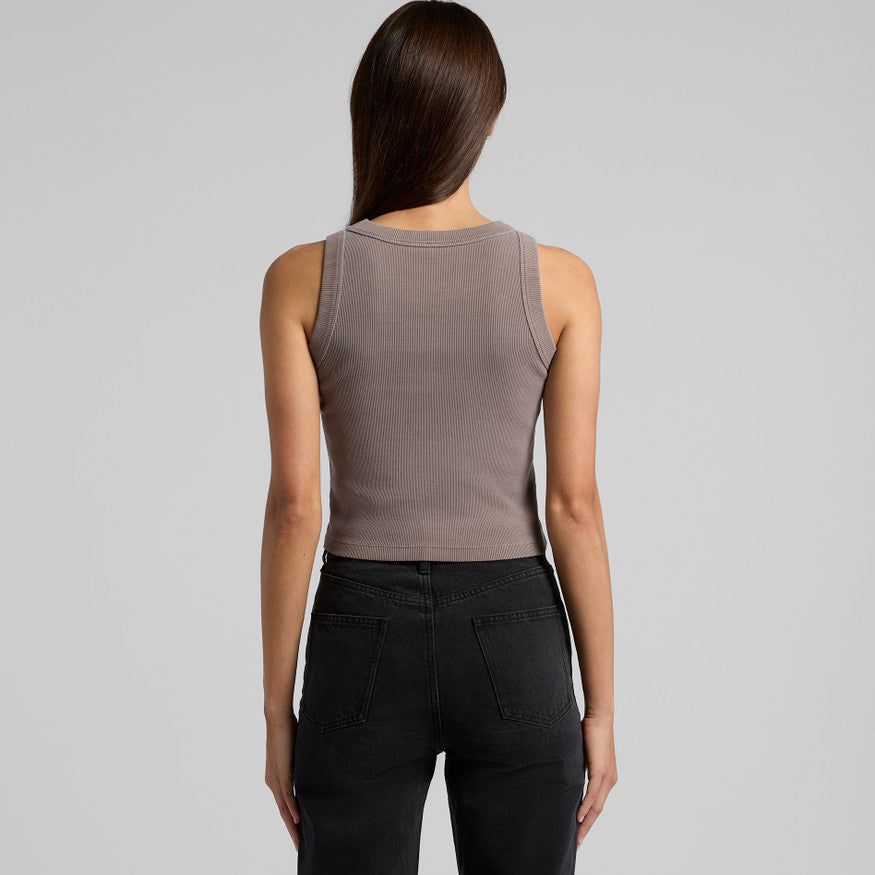 Women's Faded Organic Rib Tee 4036