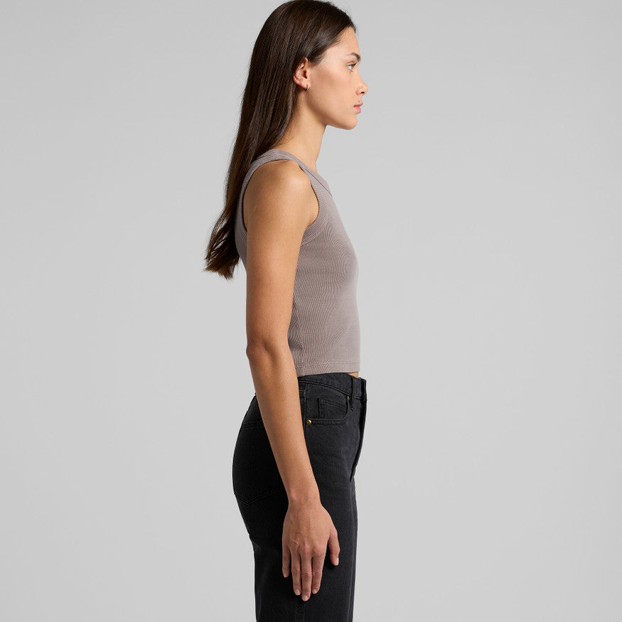 Women's Faded Organic Rib Tee 4036