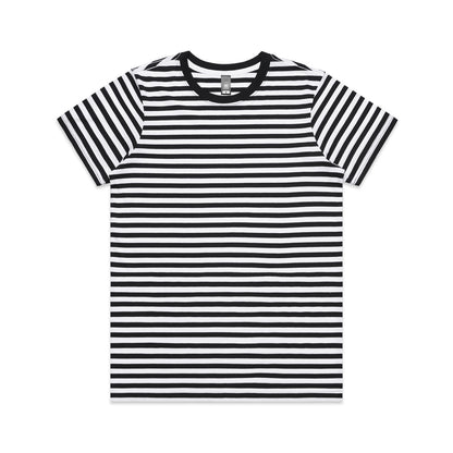 4037 Maple Stripe Tee in Black/White