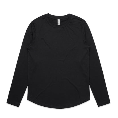 4055 Curve Ls Tee in Black