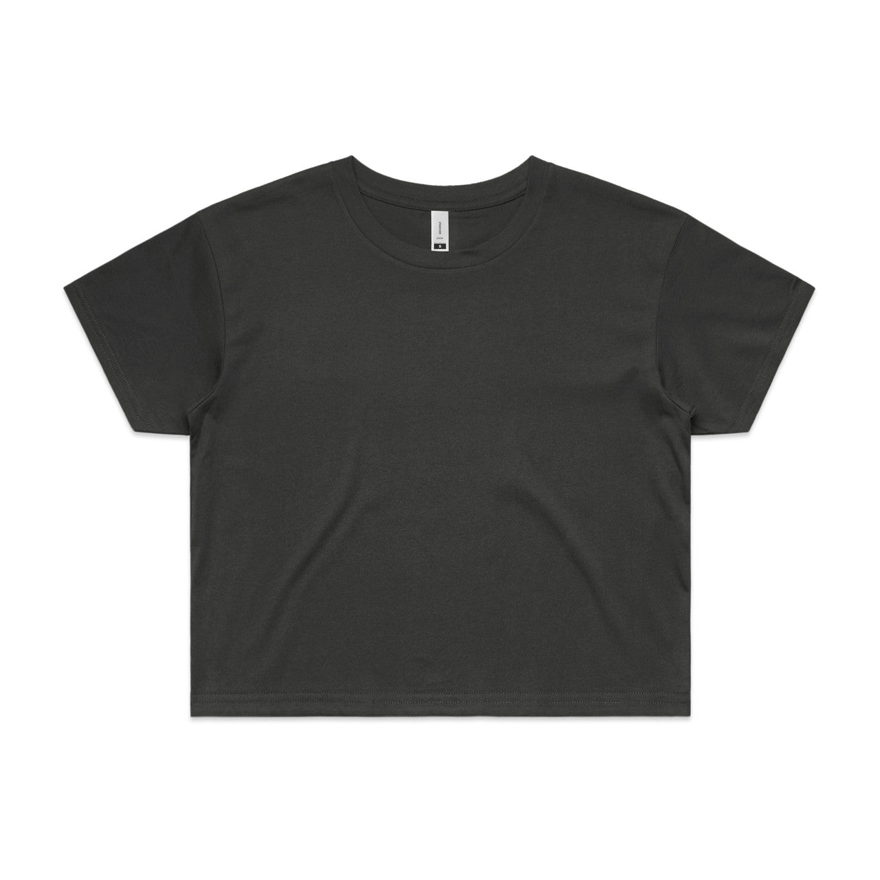 4062 Crop Tee in Coal