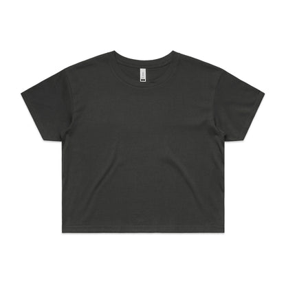 4062 Crop Tee in Coal